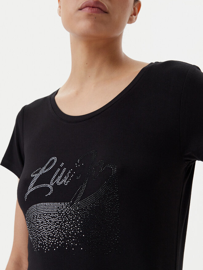 Liu Jo Beachwear Liu Jo Beachwear T-Shirt VA5157 JS360 Μαύρο Regular Fit
