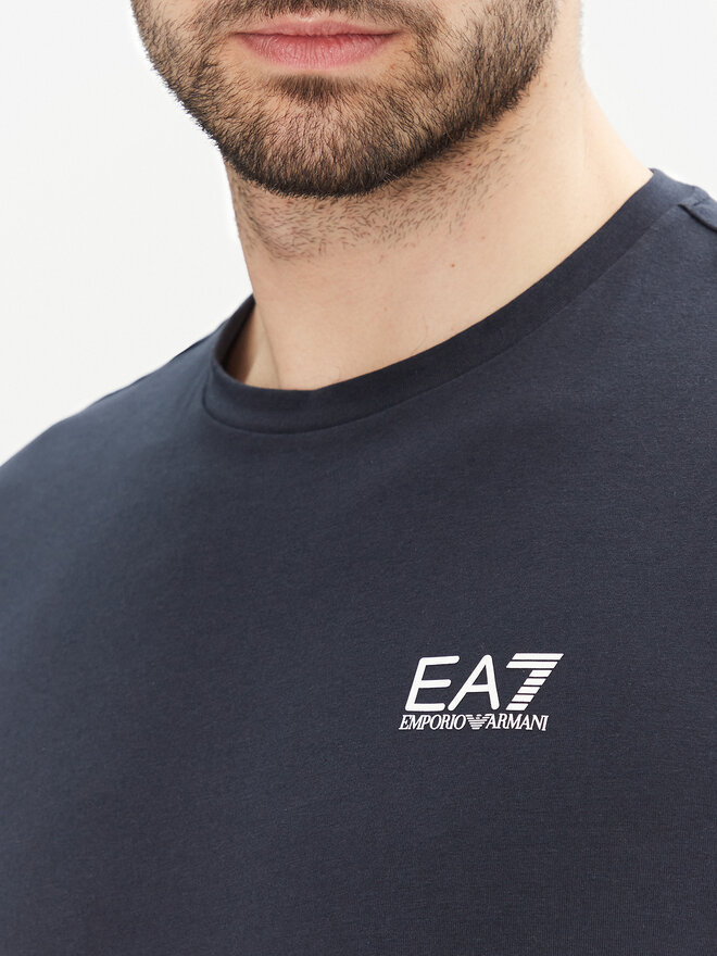 EA7 Emporio Armani EA7 Emporio Armani Póló 8NPT26 PJVQZ 1562 Sötétkék Regular Fit
