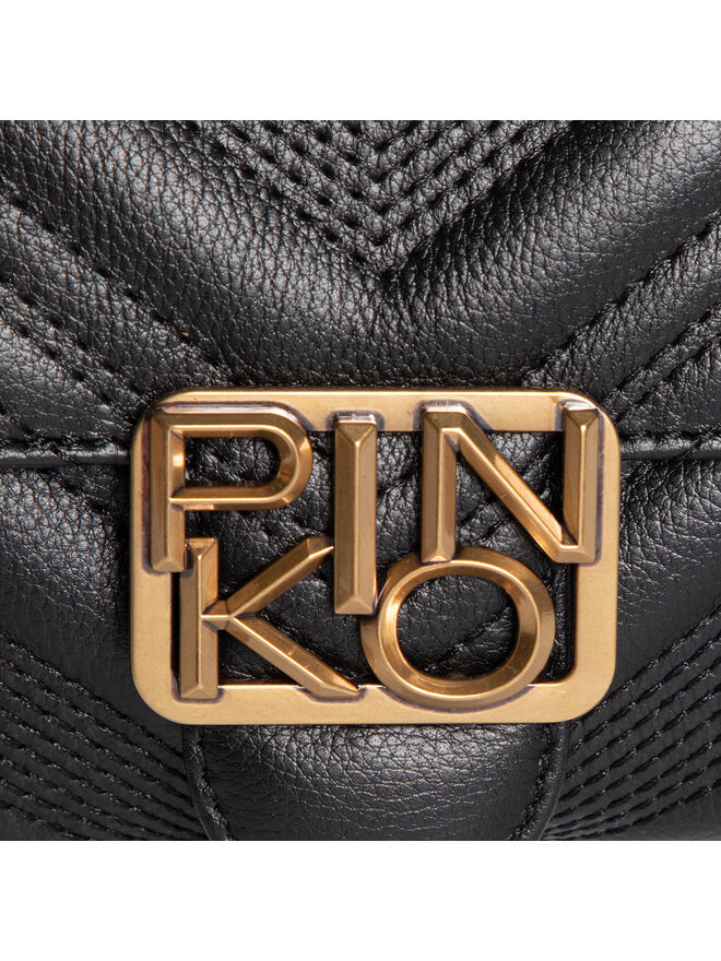 PINKO Bolso Pinko Logo Wallet Chevronne C 20202 PLTT 1P21UY Y6JJ Negro