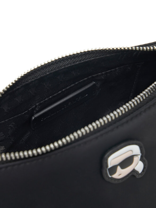 KARL LAGERFELD Ročna torba KARL LAGERFELD A1W32039 Črna