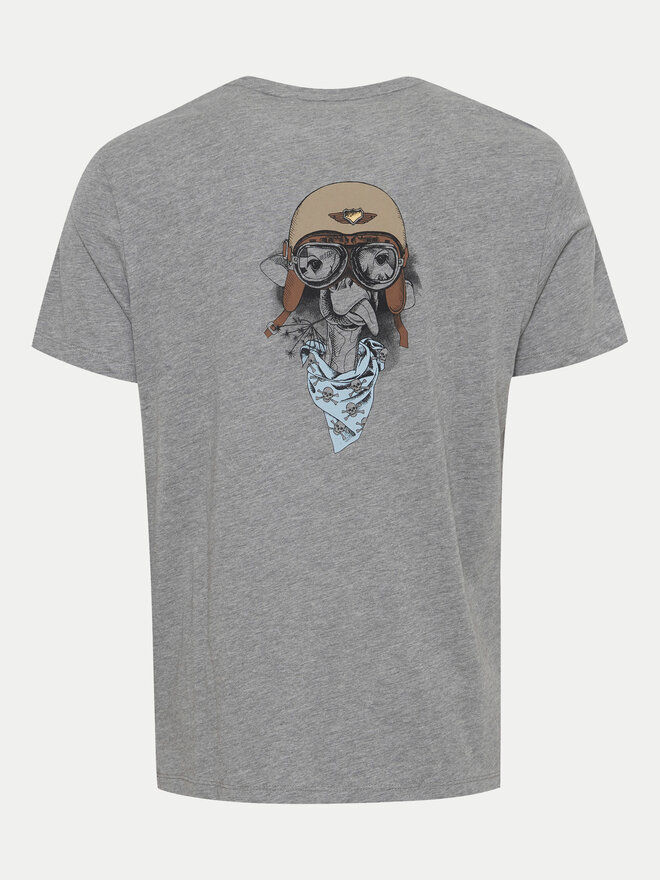 Blend Blend Camiseta 20716511 Gris Regular Fit