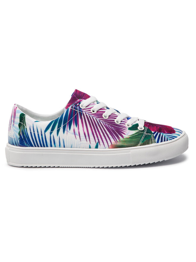 Desigual Кросівки Desigual Canvas Vulcanized Sneker Bio 19SUKW08 Білий