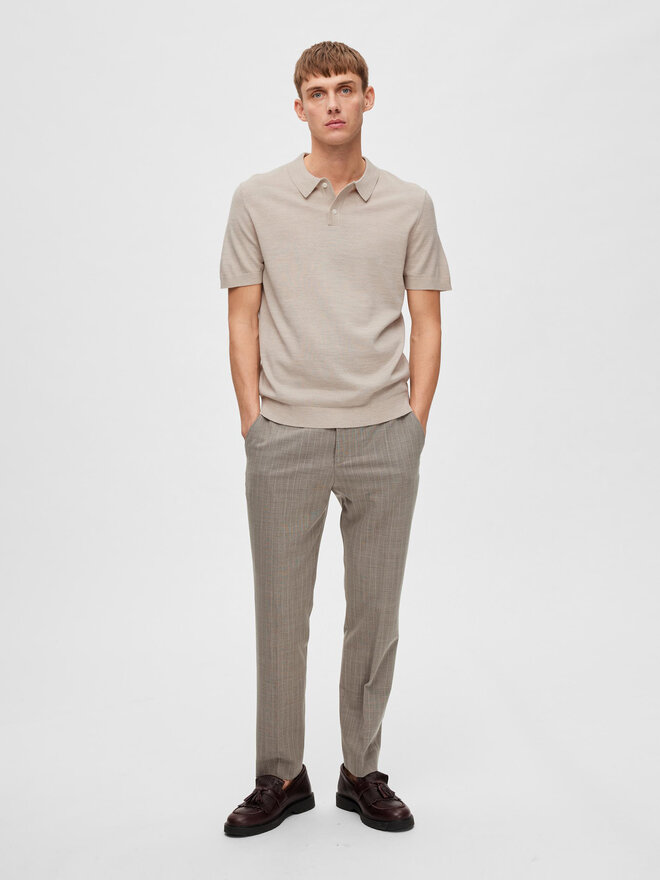 Selected Homme Selected Homme Pólóing 16088649 Bézs
