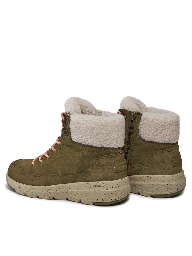Skechers Schnürschuhe Skechers Glacial Ultra Woodsy 144175/OLV Khakifarben