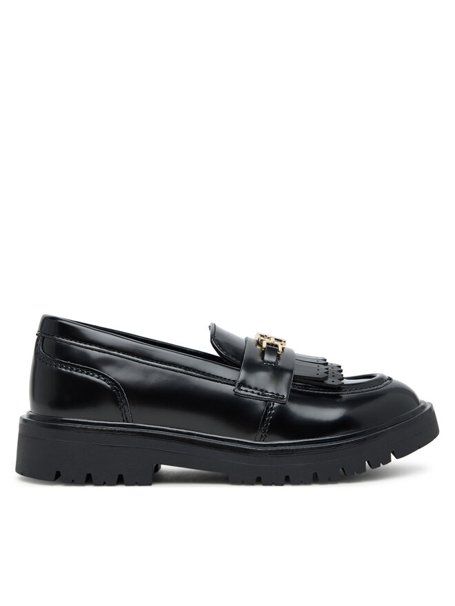 Tommy Hilfiger Halbschuhe Tommy Hilfiger Low Cut Shoe T3A4-34011-1453 S Schwarz
