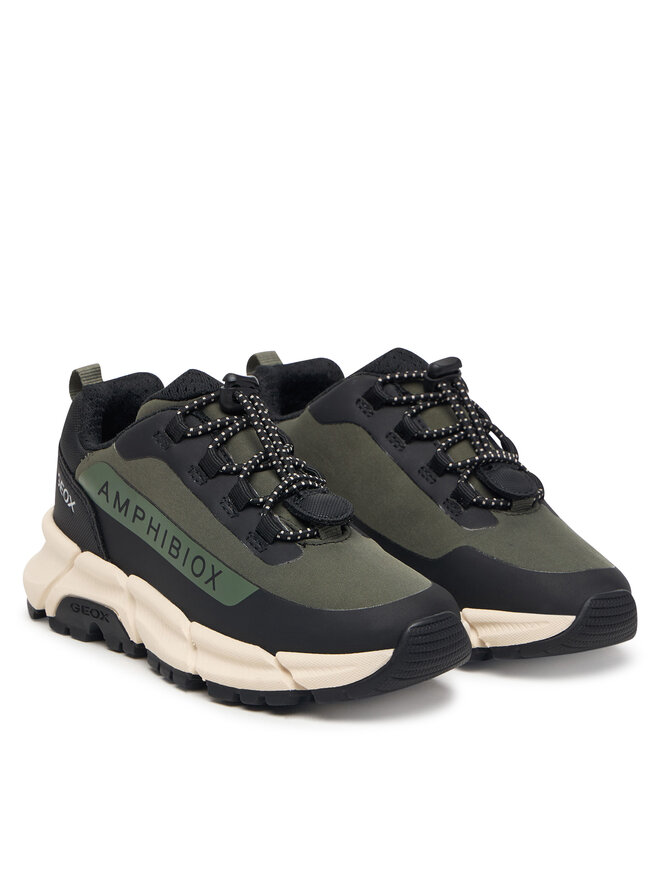 Geox Sneakers Geox J Flexyper Plus Boy B Abx J46LCC 0FU50 C0498 M Dunkelgrün