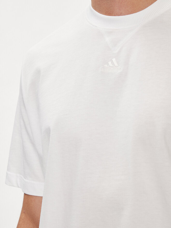 adidas adidas Marškinėliai ALL SZN IC9788 Balta Loose Fit