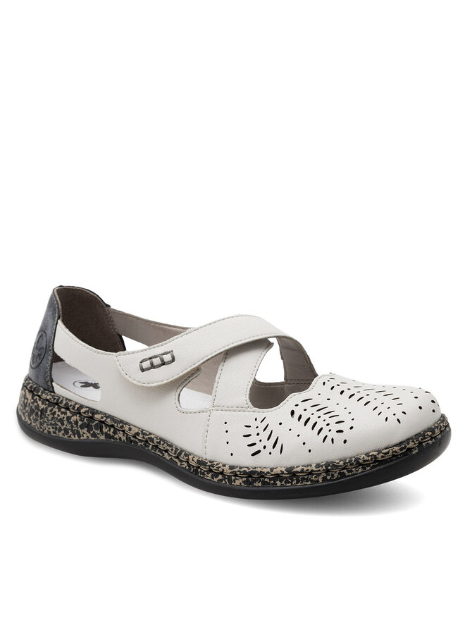 Rieker Halbschuhe Rieker 46375-60 Weiß