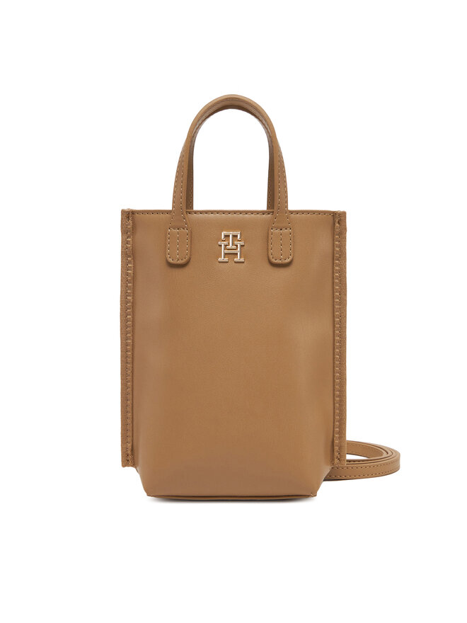 Tommy Hilfiger Telefona apvalks Tommy Hilfiger Th Distinct Phone Pouch AW0AW17402 Brūns