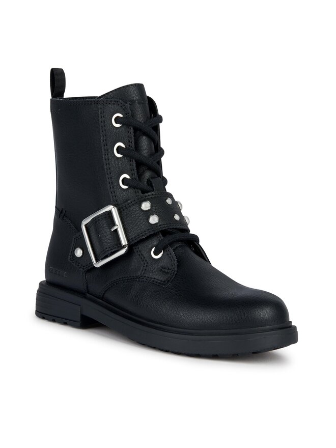 Geox Stiefeletten Geox J Eclair Girl J369QD 000BU C9999 M Schwarz