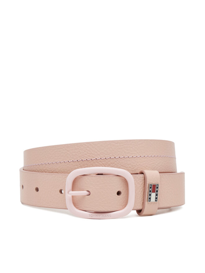 Tommy Jeans Cinturón para mujer Tommy Jeans Tjw Oval Tonal 3.0 AW0AW17392 Rosa