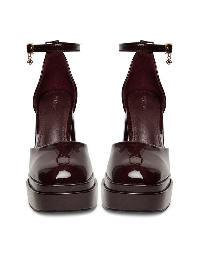 DeeZee Halbschuhe DeeZee LW85478-6 Dunkelrot
