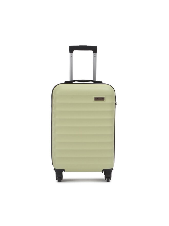 Semi Line Μεσαία Βαλίτσα Semi Line T5579-2 Κίτρινο