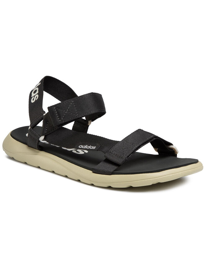 Adidas khaki flip flops clearance