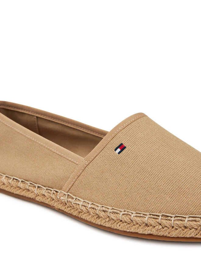 Tommy Hilfiger Espadrile Tommy Hilfiger Flag Canvas Espadrille FW0FW08541 Rjava