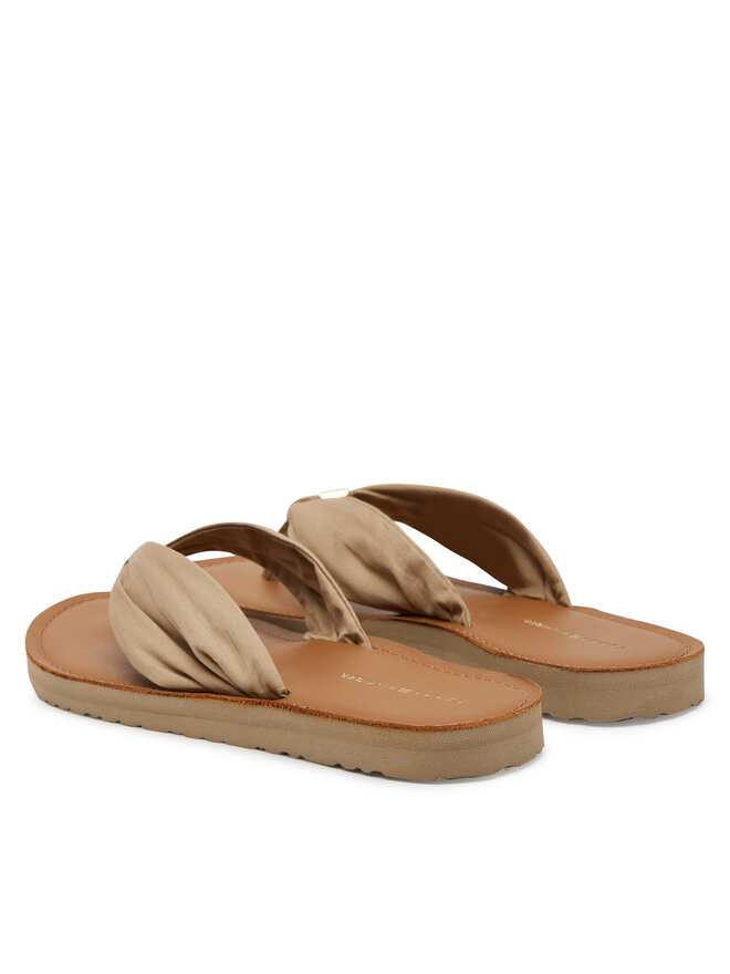 Tommy Hilfiger Flip-flops Tommy Hilfiger Th Elevated Beach Sandal FW0FW06985 Barna