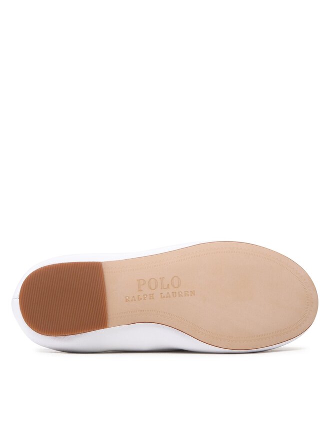 Polo Ralph Lauren Балеринки Polo Ralph Lauren Pony Ballet RF104211 Бял