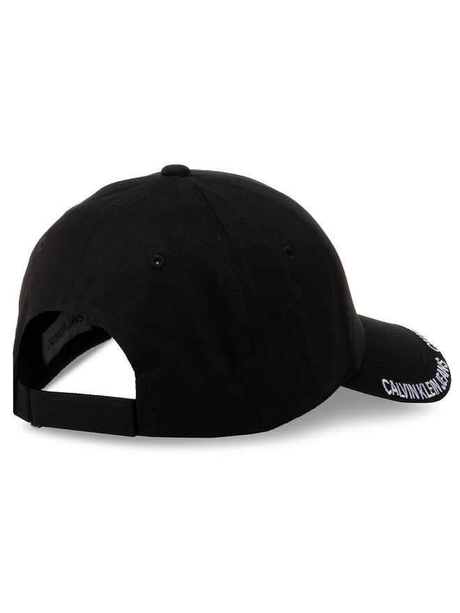 Calvin Klein Jeans Шапка с козирка Calvin Klein Jeans Ckj Visor Logo Cap W K60K606630 Черен