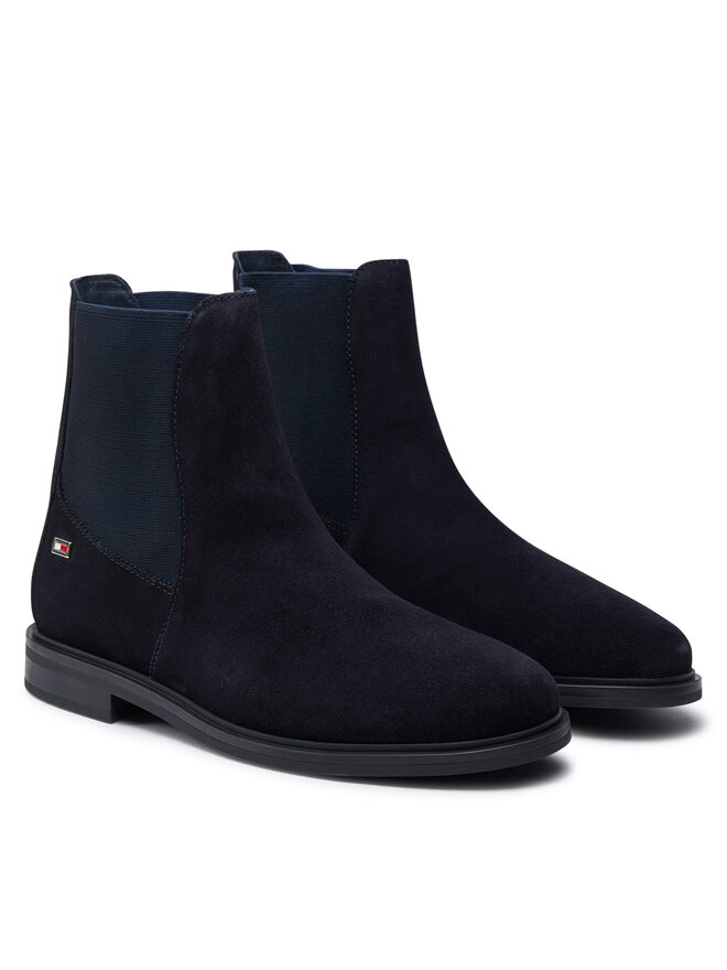 Tommy Hilfiger Боти тип челси Tommy Hilfiger FW0FW08176 Тъмносин
