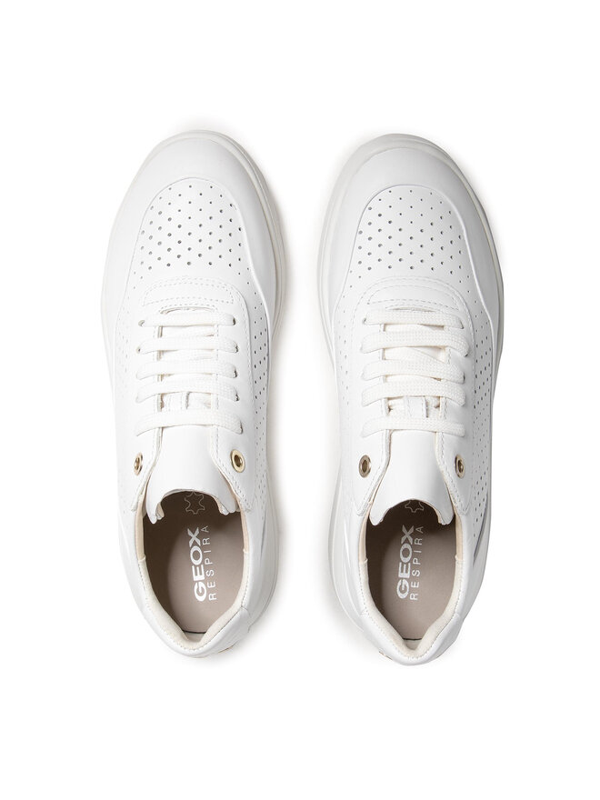 Geox Sneakers Geox D Rubidia C D15APC 00085 C1000 Alb