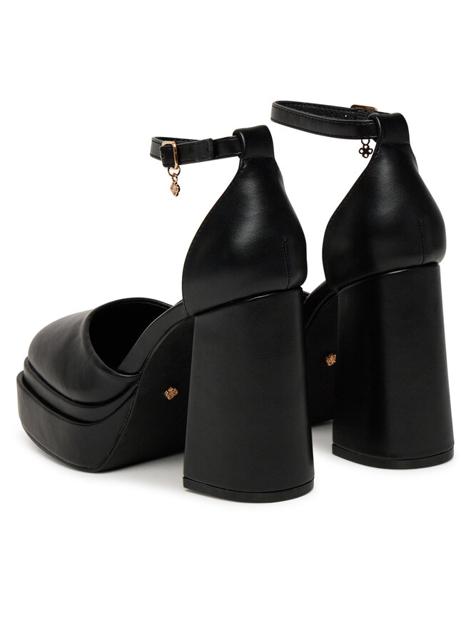 DeeZee Półbuty DeeZee LW85478-6 Czarny