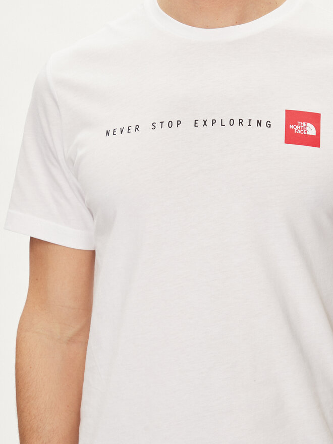 The North Face The North Face Camiseta Never Stop NF0A87NS Blanco Regular Fit