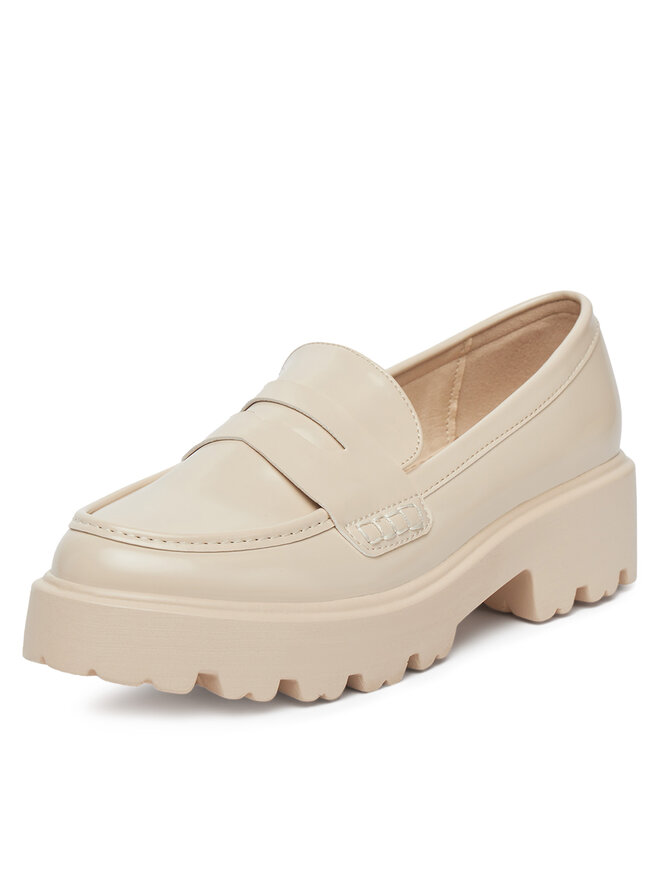 DeeZee Loafersy DeeZee LE601-2 Beżowy