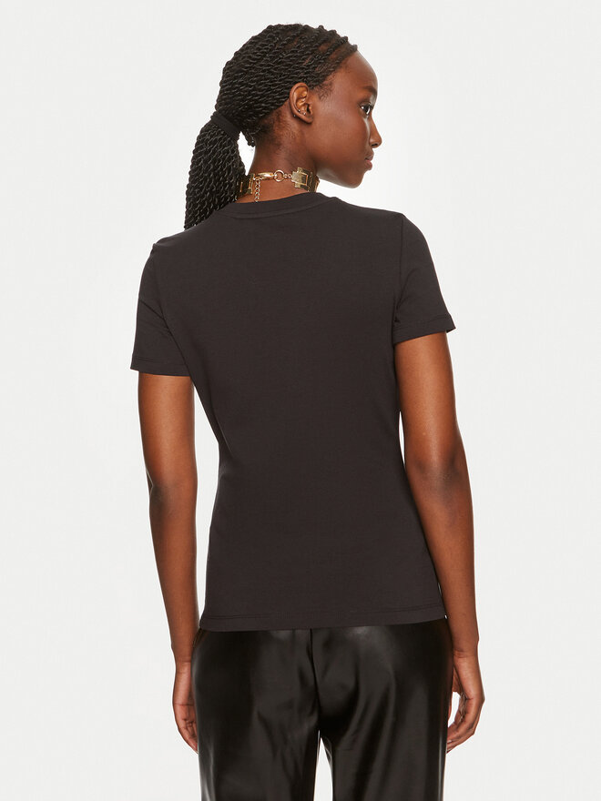 Just Cavalli Just Cavalli T-Shirt 76PAHE08 Μαύρο Slim Fit