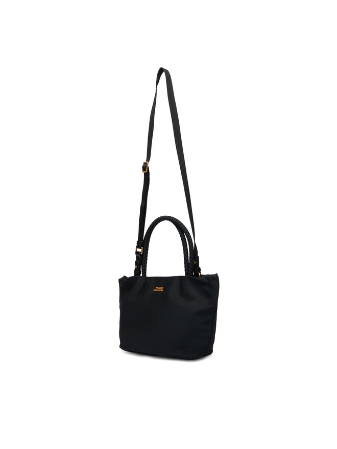Tommy Hilfiger Handtasche Tommy Hilfiger Th Marina Bucket Nylon AW0AW18831 Schwarz
