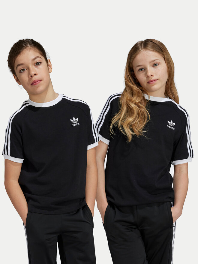 adidas adidas Camiseta 3-Stripes IX7626 Negro Relaxed Fit
