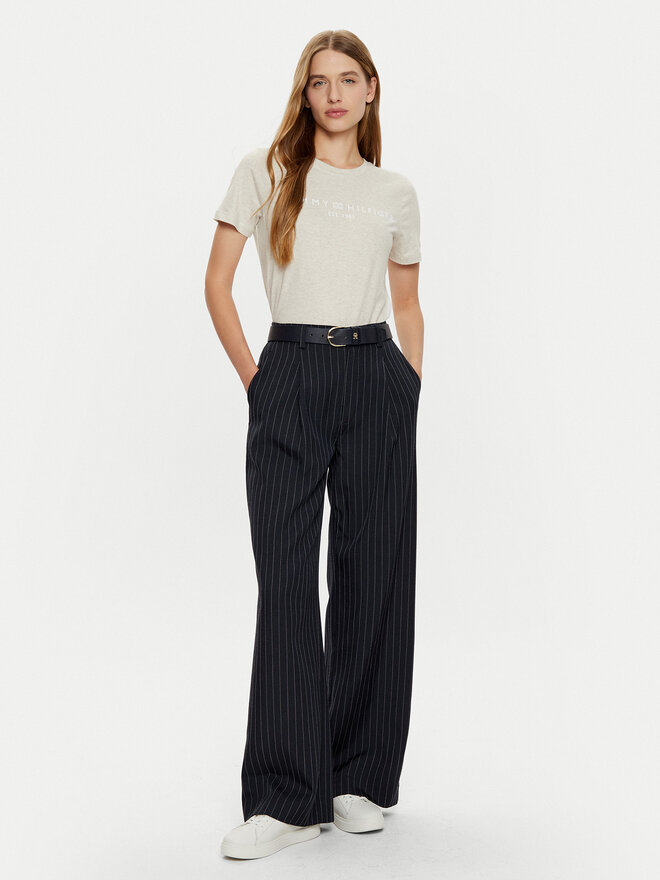 Tommy Hilfiger Tommy Hilfiger Футболка WW0WW40276 Бежевий Regular Fit