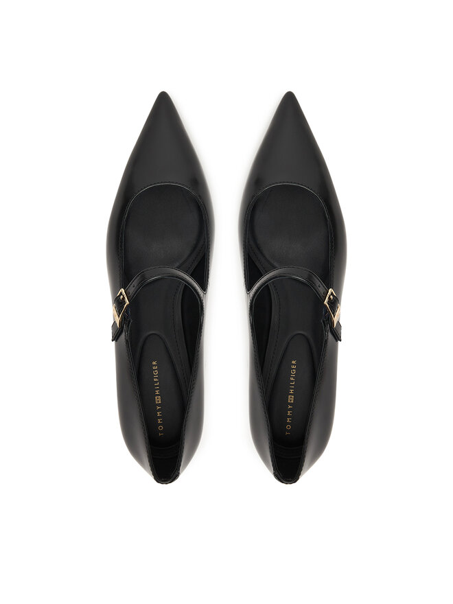 Tommy Hilfiger Pumps Tommy Hilfiger Low Pump Abrasivato FW0FW09321 Schwarz