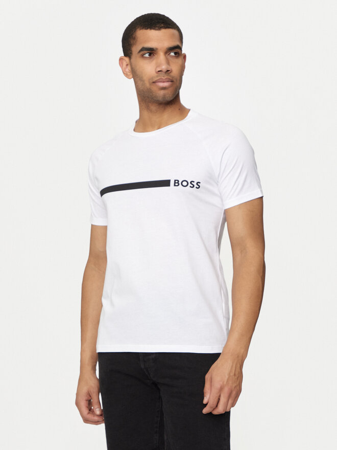 BOSS BOSS Camiseta T-Shirt Rn Slim Fit 50517970 Blanco Slim Fit