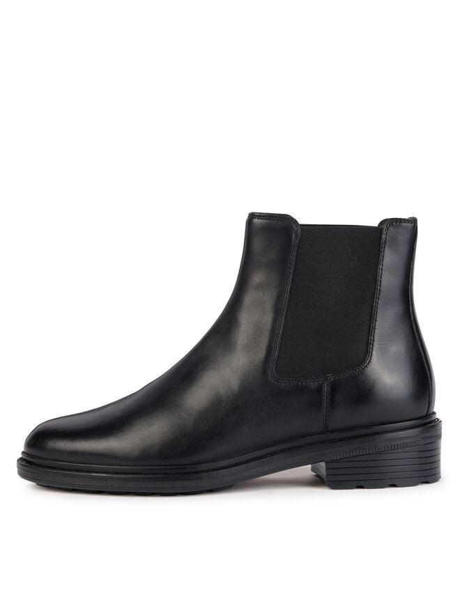 Geox Klassische Stiefeletten Geox D Walk Pleasure D36TGE 00043 C9999 Schwarz