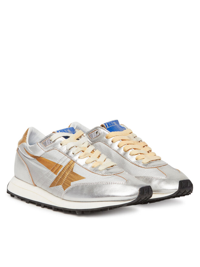 GOLDEN GOOSE Sneakersy GOLDEN GOOSE Running Marathon M77 GWF00683.F005490.70138 Srebrny