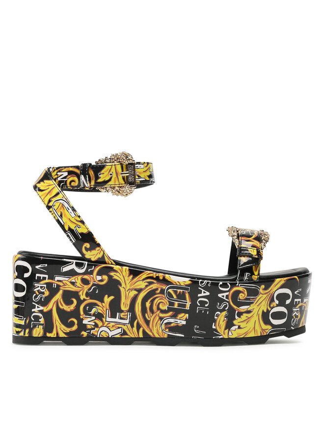 Versace Jeans Couture Szandál Versace Jeans Couture 74VA3S06 Fekete