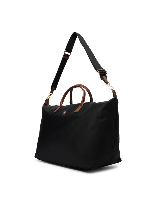 Tommy Hilfiger Handtasche Tommy Hilfiger Pepette Weekender AW0AW18425 Schwarz
