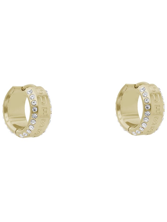 Guess Kolczyki Guess Just Guess JUBE03 112JW Żółte złocenie