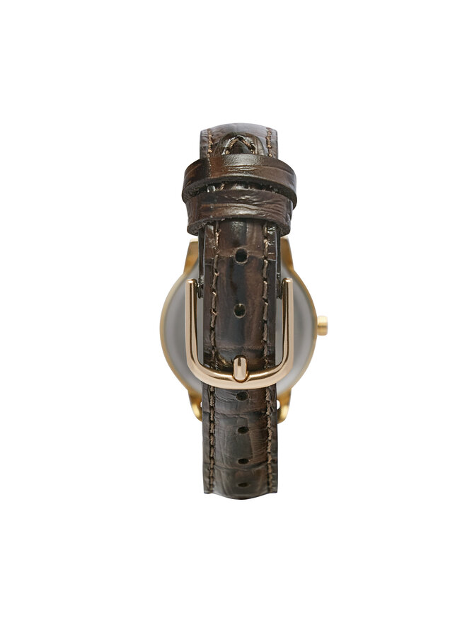 Timex Zegarek Timex Easy Reader T20071 Brązowy