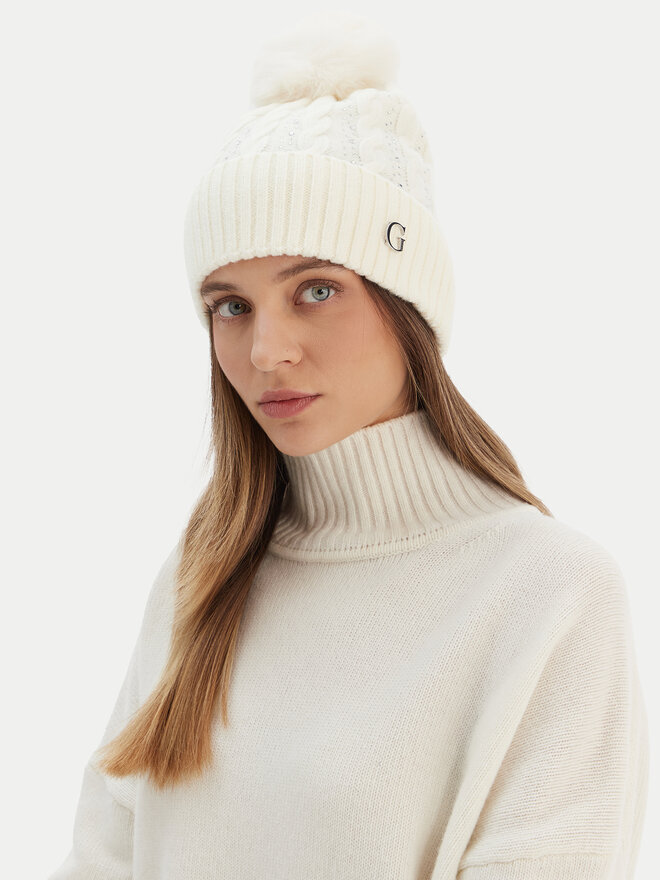 Guess Шапкa Guess AW5385 POL01 Білий