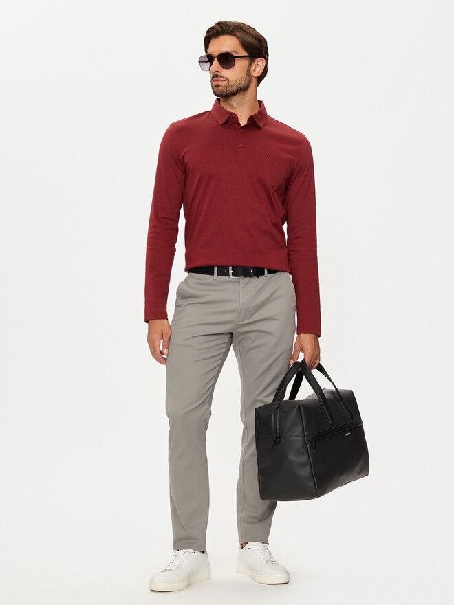 Pierre Cardin Pierre Cardin Poloshirt C5 30604.3055 Dunkelrot Regular Fit