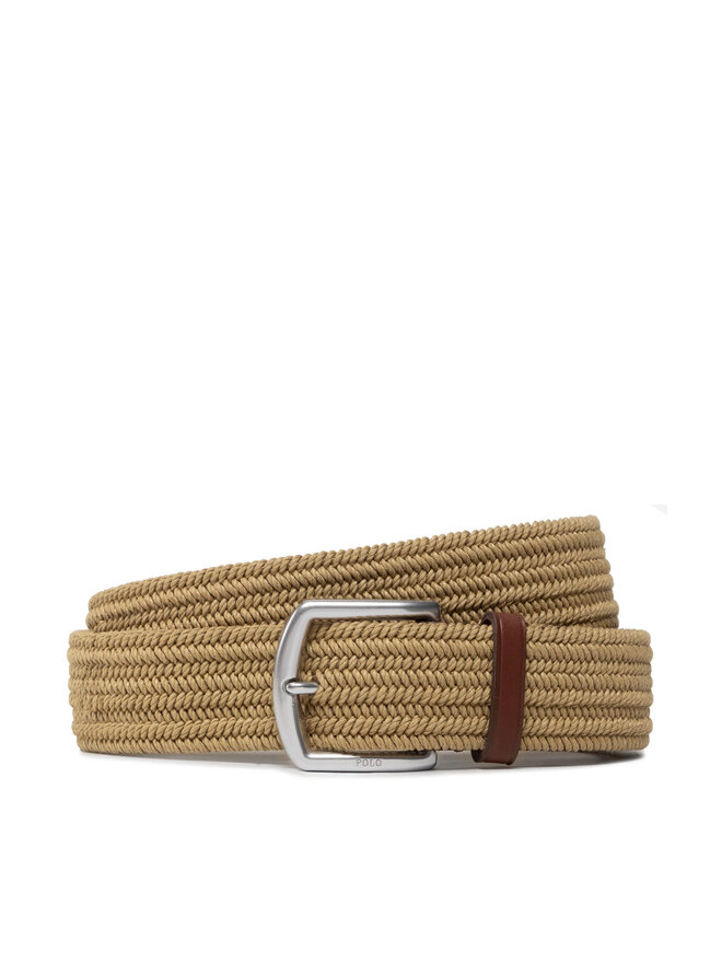 Polo Ralph Lauren Vyriškas Diržas Polo Ralph Lauren 35Mm Braid Stretch 405666041004 Ruda