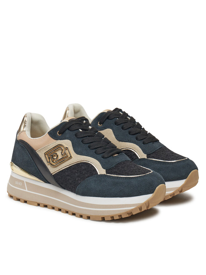 Liu Jo Sneakersy Liu Jo Maxi Wonder 73 BA5015 PX542 Czarny