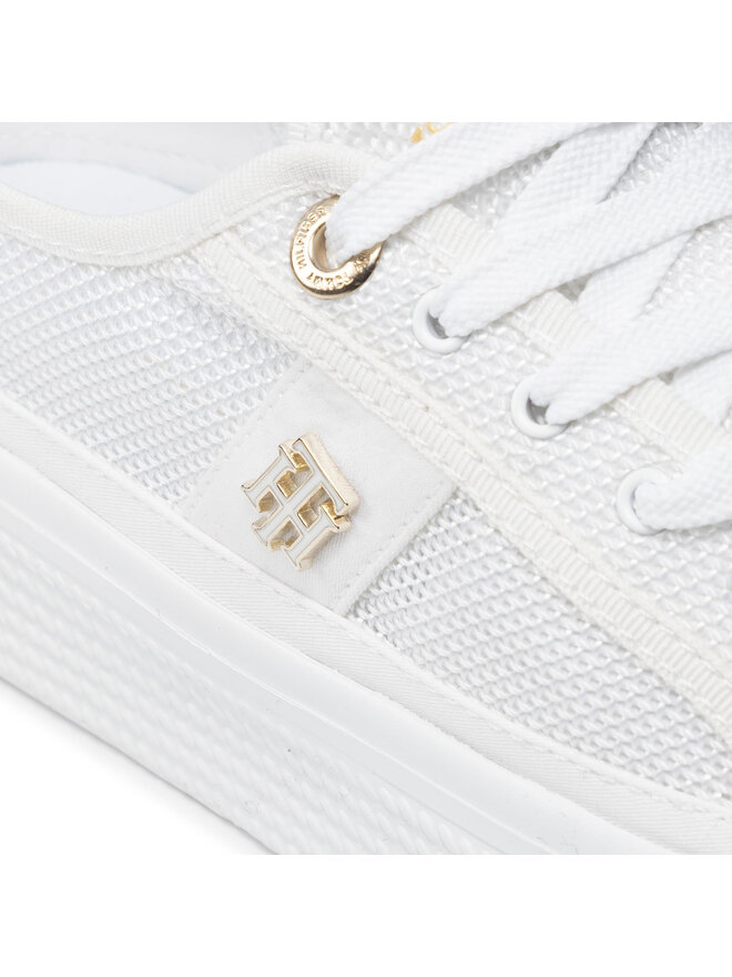 Sneakers Tommy Hilfiger Th Mesh Vulc Sneaker FW0FW05793 Weiß  