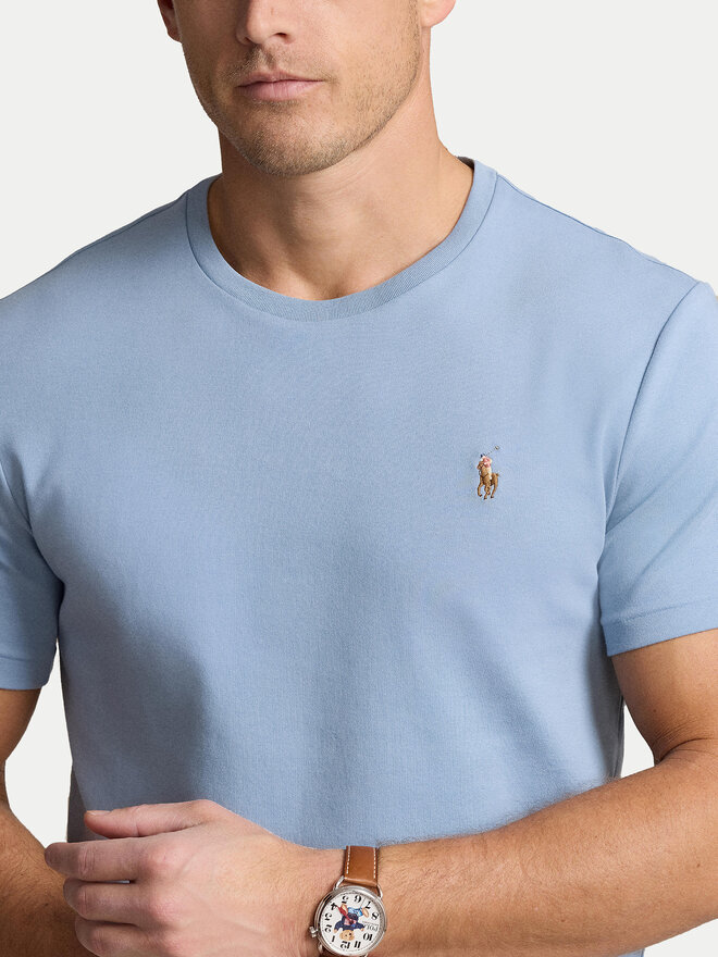 Polo Ralph Lauren Polo Ralph Lauren Camiseta 710740727080 Celeste Slim Fit