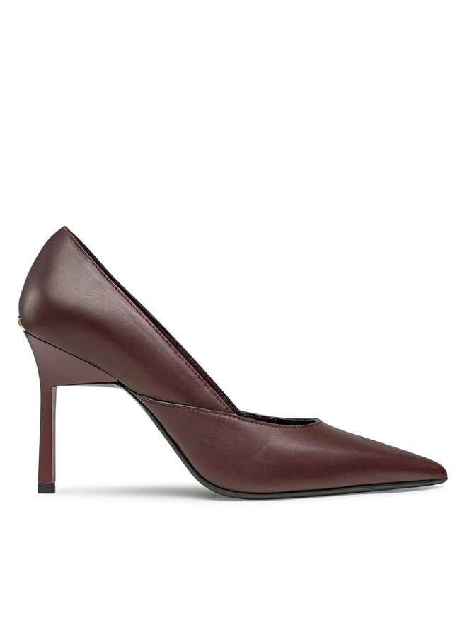 Calvin Klein Обувки на ток Calvin Klein Geo Stiletto Pump 90 HW0HW01346 Кафяв