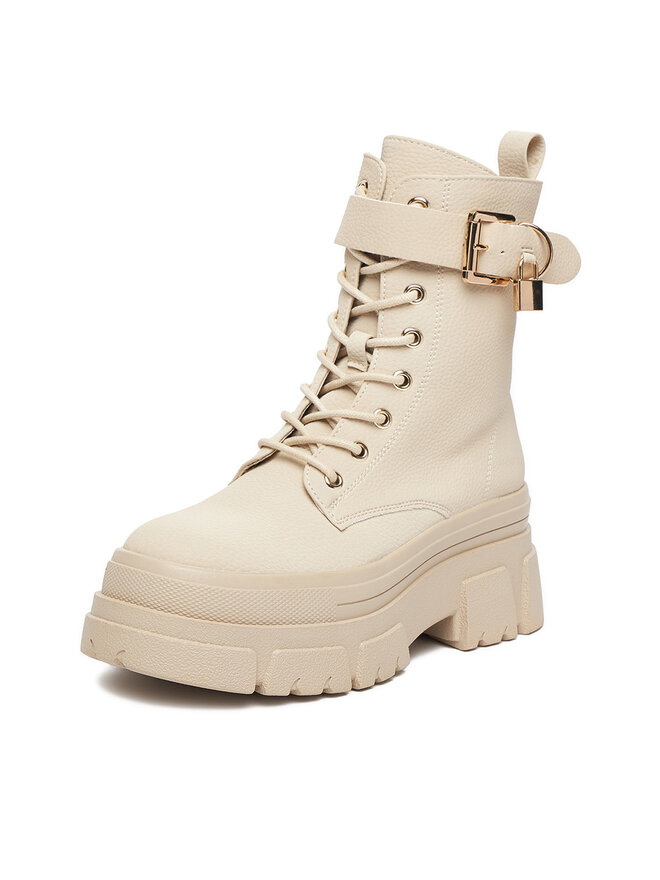 DeeZee Botines planos DeeZee 60165-6 Beis