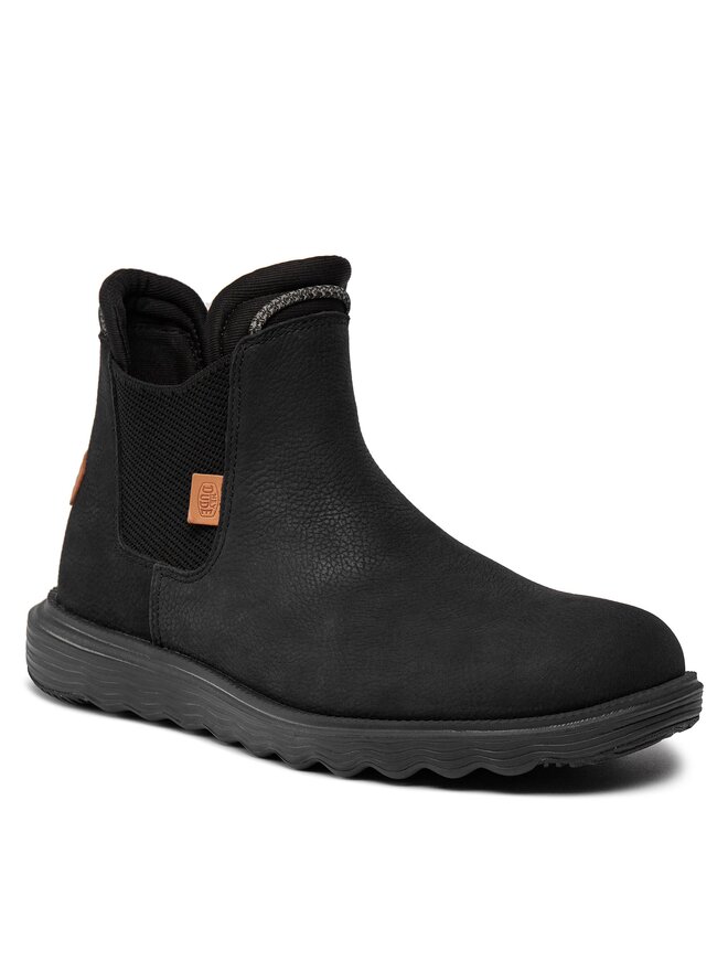 Hey Dude Боти тип челси Hey Dude Branson Boot M Craft Leather 40187-001 Черен