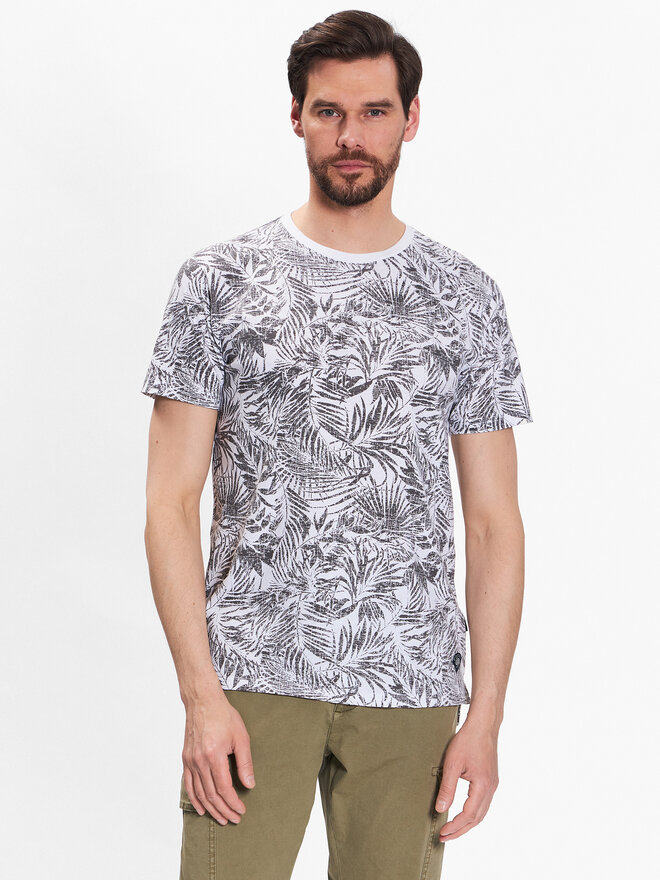 INDICODE INDICODE T-shirt Palme 40-935 Siva Regular Fit