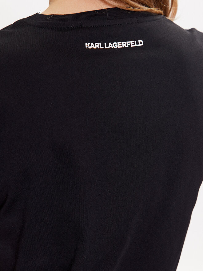 KARL LAGERFELD KARL LAGERFELD T-Shirt Ikonik 2.0 230W1704 Μαύρο Regular Fit